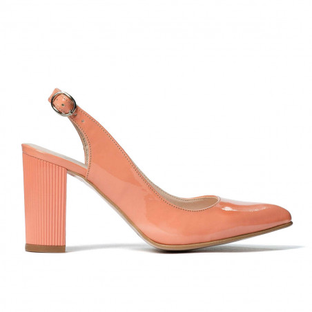 Sandalias de mujer 1281 charol salmón
