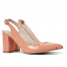 Sandalias de mujer 1281 charol salmón