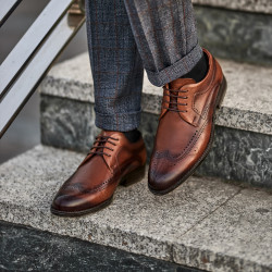 Zapatos elegantes para hombre 907 a marrón lifestyle