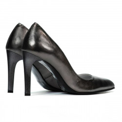 Zapatos elegantes de mujer 1276 plateado nacarado
