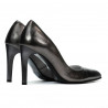 Zapatos elegantes de mujer 1276 plateado nacarado