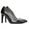 Zapatos elegantes de mujer 1276 plateado nacarado