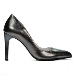 Zapatos elegantes de mujer 1276 plateado nacarado
