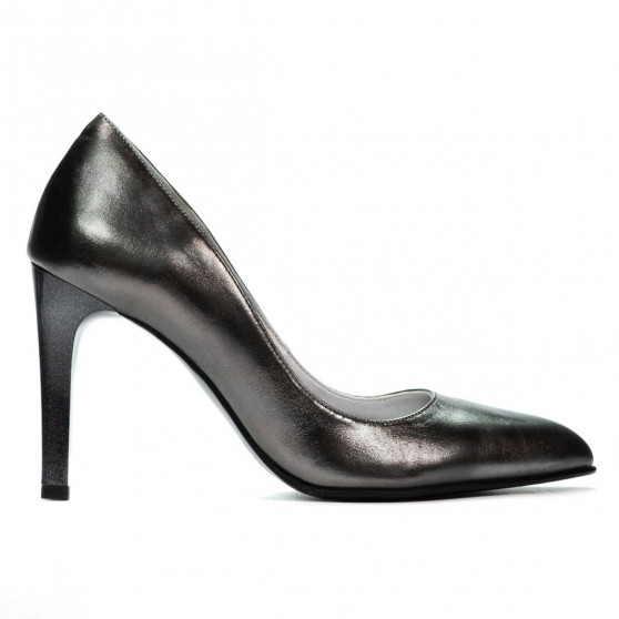 Zapatos elegantes de mujer 1276 plateado nacarado