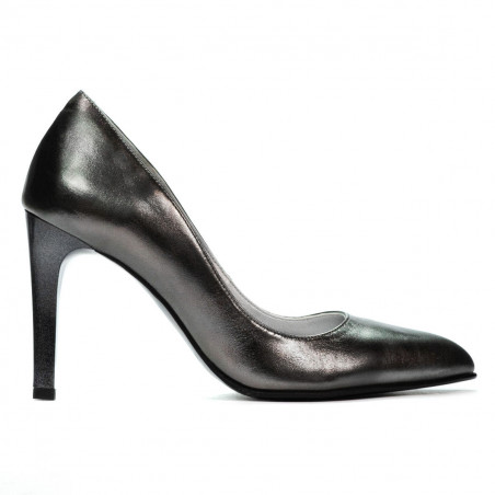 Zapatos elegantes de mujer 1276 plateado nacarado