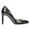Zapatos elegantes de mujer 1276 plateado nacarado