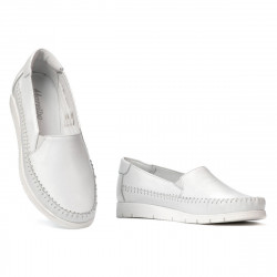 Mocasines de mujer 6023 blanco