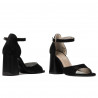 Sandalias mujer 1280 negro antilope