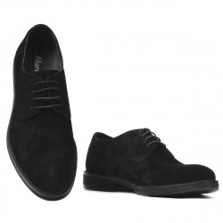 Zapatos casuales/elegantes para hombre 918 negro terciopelo