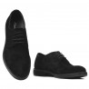Zapatos casuales/elegantes para hombre 918 negro terciopelo