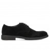 Zapatos casuales/elegantes para hombre 918 negro terciopelo