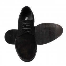 Zapatos casuales/elegantes para hombre 918 negro terciopelo