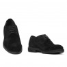 Zapatos casuales/elegantes para hombre 918 negro terciopelo
