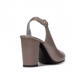 Sandalias mujer 1281 capuchino nácar