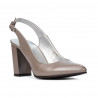 Sandalias mujer 1281 capuchino nácar