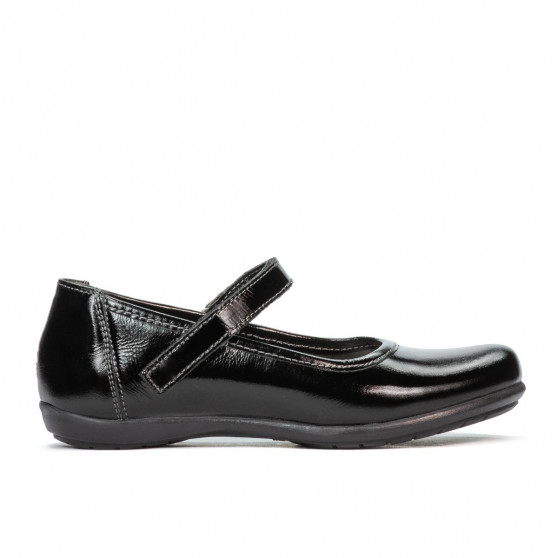 Zapatos de niños 151-1 charol negro