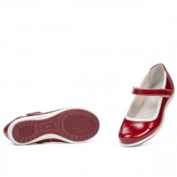 Zapatos para niños 151-1 charol burdeos