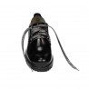 Zapatos casuales de mujer 6025 charol negro