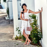 Sandalias de mujer 5061 jengibre+blanco lifestyle