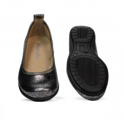 Zapatos para niños 100-1 plateado nácar