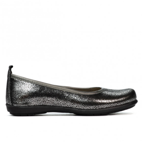 Zapatos para niños 100-1 plateado nácar
