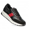 Zapatillas deportivas mujer 6030 negro+rojo
