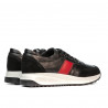 Zapatillas deportivas mujer 6030 negro+rojo