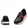 Zapatillas deportivas mujer 6030 negro+rojo
