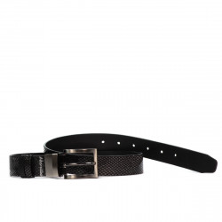 Cinturón dama 18m negro+pitón negro