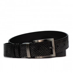Cinturón dama 18m negro+pitón negro
