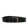 Cinturón dama 18m negro+pitón negro