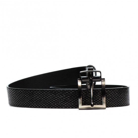 Cinturón dama 18m negro+pitón negro
