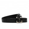 Cinturón dama 18m negro+pitón negro