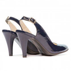 Sandalias de mujer 1236 charol índigo