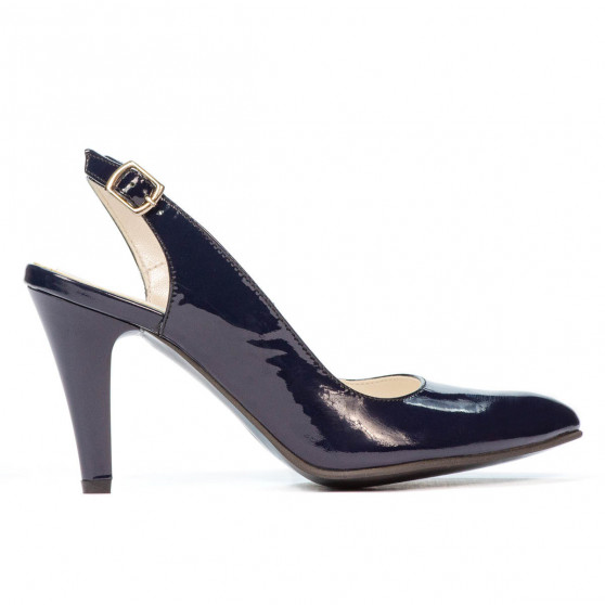 Sandalias de mujer 1236 charol índigo