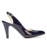 Sandalias de mujer 1236 charol índigo