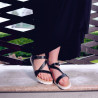 Sandalias de mujer 5039 negro lifestyle