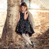 Zapatos para niños pequeños 62c charol negro+beige lifestyle