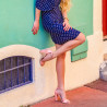 Sandalias de mujer 1259 charol rosa lifestyle