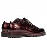 Zapatos casuales de mujer 6025 charol burdeos