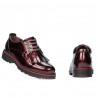 Zapatos casuales de mujer 6025 charol burdeos