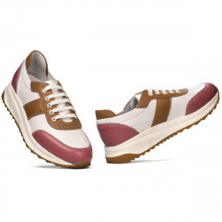 Zapatillas deportivas mujer 6030 rosa+blanco