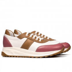Zapatillas deportivas mujer 6030 rosa+blanco
