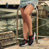 Zapatillas deportivas mujer 6030 negro+rojo