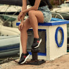 Zapatillas deportivas mujer 6030 negro+rojo