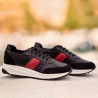 Zapatillas deportivas mujer 6030 negro+rojo