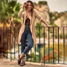 Zapatos casuales de mujer 6020 charol burdeos