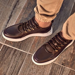 Zapatos casuales/deportivos para hombre 917 café lifestyle
