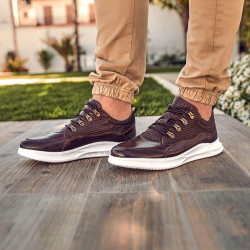 Zapatos casuales/deportivos para hombre 917 café lifestyle