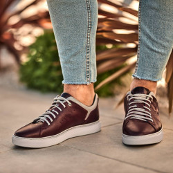 Zapatillas deportivas hombre 913 burdeos lifestyle